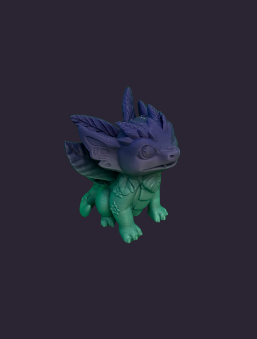 Flora – Kleiner 3D-gedruckter Drache aus PLA | Frühlingshafte Dekofigur – Bild 6