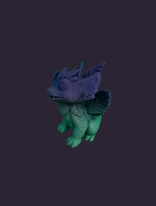Flora – Kleiner 3D-gedruckter Drache aus PLA | Frühlingshafte Dekofigur – Bild 5