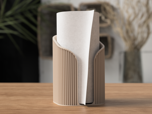 Moderner Küchenrollenhalter – 3D-gedruckt im Japandi-Stil aus PLA – Bild 4