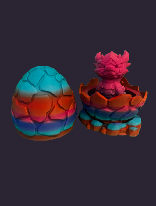 Stone Dragon Egg – 3D-gedrucktes Drachen-Ei aus PLA im Fels-Look – Bild 5