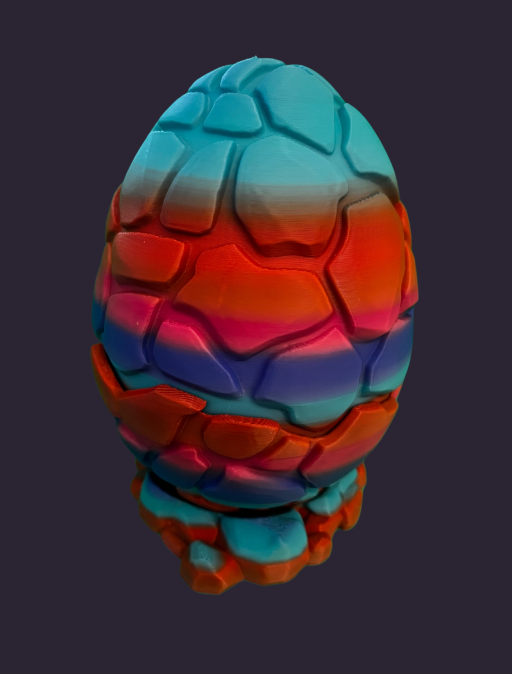 Stone Dragon Egg – 3D-gedrucktes Drachen-Ei aus PLA im Fels-Look – Bild 4