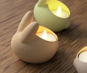 Osterhasen-Teelichthalter