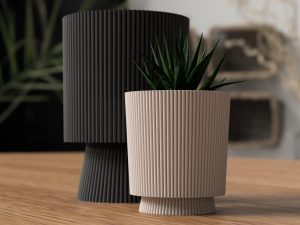 Moderner Pflanztopf mit Abtropfschale – Stilvoll & Funktional