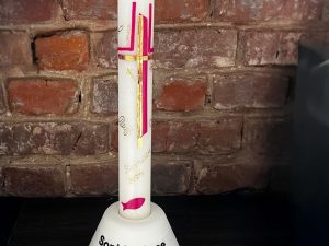 Personalisierbarer Kommunion-Kerzenhalter – 3D-gedruckt aus PLA