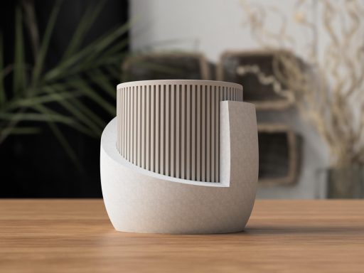 Moderner Japandi Pflanztopf, Design-Pflanztopf im Japandi-Stil – Modern trifft Zen – Bild 6