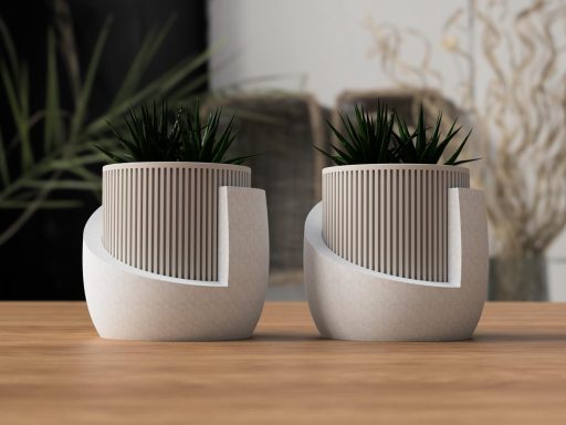 Moderner Japandi Pflanztopf, Design-Pflanztopf im Japandi-Stil – Modern trifft Zen – Bild 9