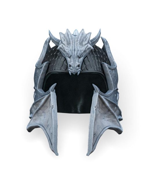 Dragonkeeper Ritterhelm Epischer Helm für wahre Drachenhüter,3D-gedruckter Fantasy Helm für Cosplay,LARP & Deko,Cosplay Helm im Drachen-Stil
