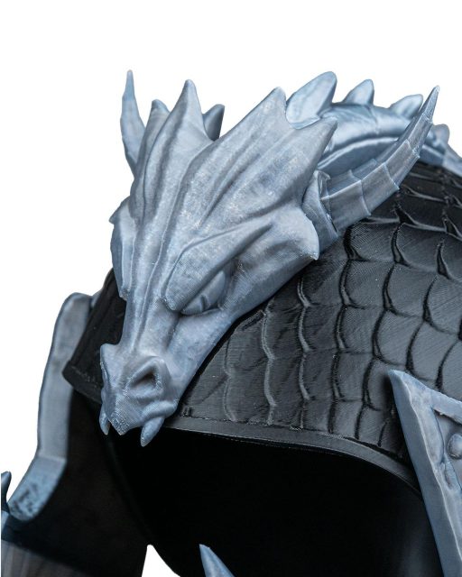 Dragonkeeper Ritterhelm Epischer Helm für wahre Drachenhüter,3D-gedruckter Fantasy Helm für Cosplay,LARP & Deko,Cosplay Helm im Drachen-Stil – Bild 6