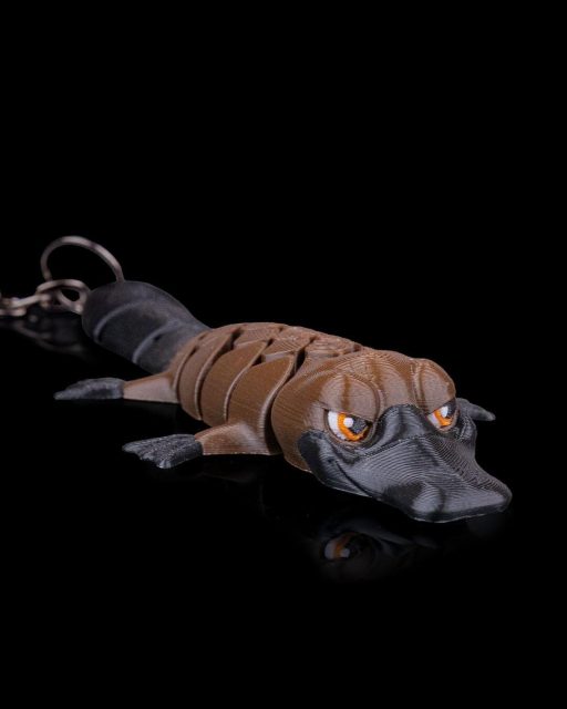 Pierre das Schnabeltier – niedlicher Schlüsselanhänger aus dem 3D Drucker. Geschenk für Tierfreunde.Das süße Schnabeltier für unterwegs.