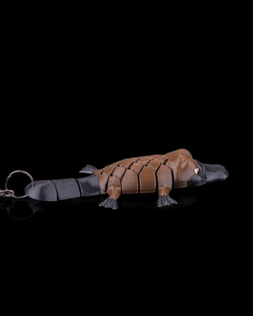 Pierre das Schnabeltier – niedlicher Schlüsselanhänger aus dem 3D Drucker. Geschenk für Tierfreunde.Das süße Schnabeltier für unterwegs. – Bild 4