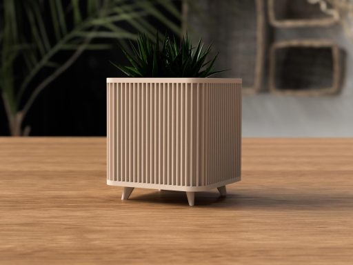 Shikaku Planter - moderner 3D-gedruckter Blumentopf im japanischen Stil – Bild 2