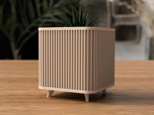 Shikaku Planter - moderner 3D-gedruckter Blumentopf im japanischen Stil
