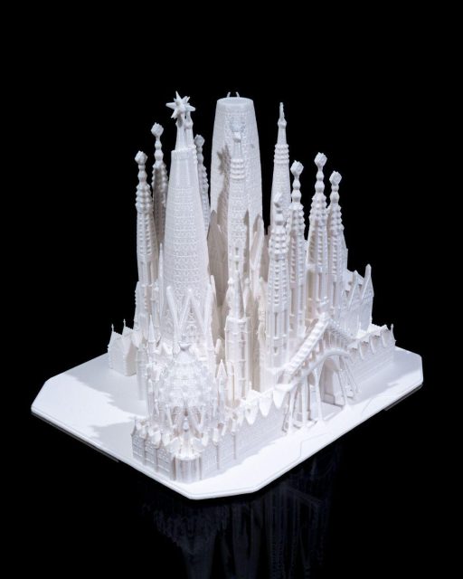 Sagrada Familia 3D Modell – Architektur Deko | Gaudí inspiriertes Miniatur Bauwerk | 3D-Druck Geschenk | FDM | 150x180x146 mm – Bild 5