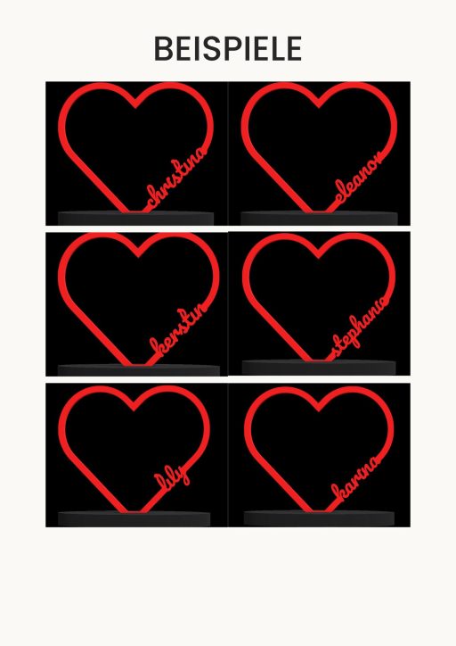 Personalisierbarer Fotohalter mit Herz – 3D-gedruckt – Geschenk zum Muttertag & für besondere Momente – Bild 5