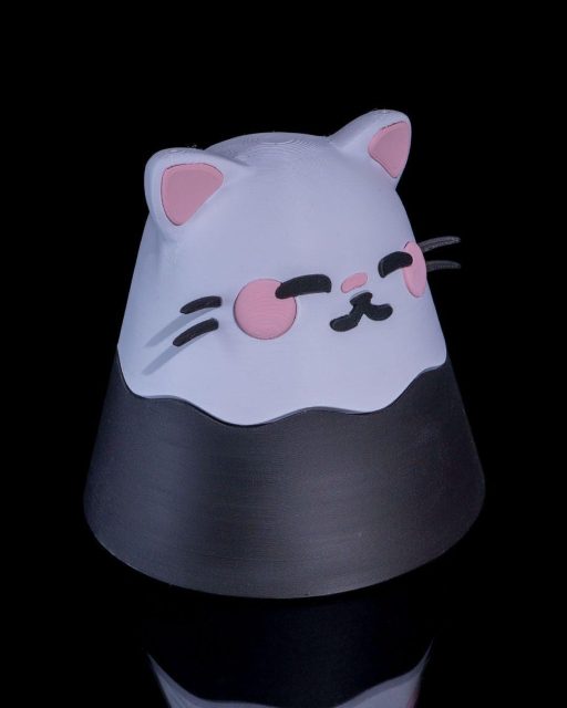 Kawaii Cat Lootbox 3D-Druck | Süße Katzen-Aufbewahrungsbox – Bild 3