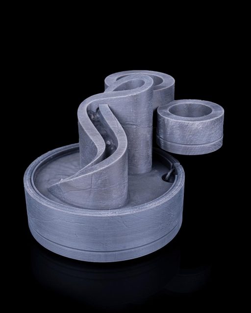 Zen Tischbrunnen mit Pflanzgefäß – 3D-gedruckter Indoor Wasserbrunnen ohne Pumpe – Deko für Zuhause & Büro – Bild 5