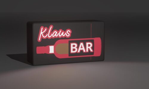 Personalisierte 3D-gedruckte LED Lichtbox – Name & Text individualisierbar – Deko Geschenk – ohne LED