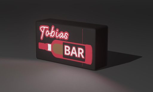 Personalisierte 3D-gedruckte LED Lichtbox – Name & Text individualisierbar – Deko Geschenk – ohne LED – Bild 3