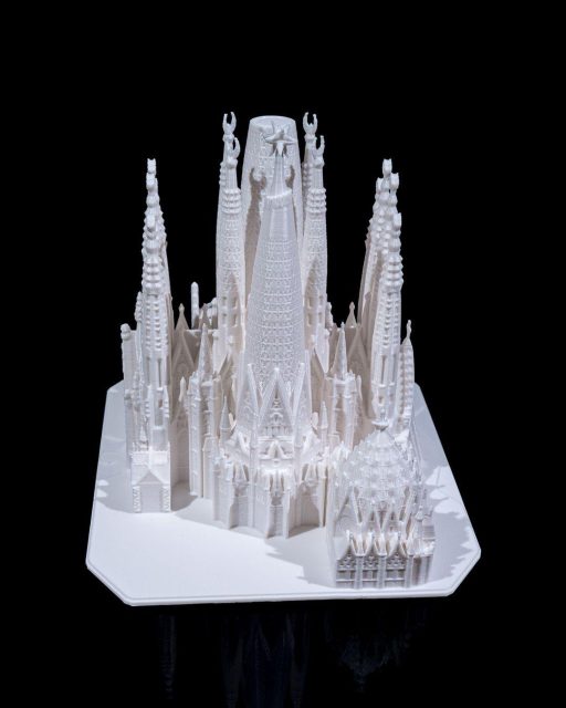 Sagrada Familia 3D Modell – Architektur Deko | Gaudí inspiriertes Miniatur Bauwerk | 3D-Druck Geschenk | FDM | 150x180x146 mm – Bild 6