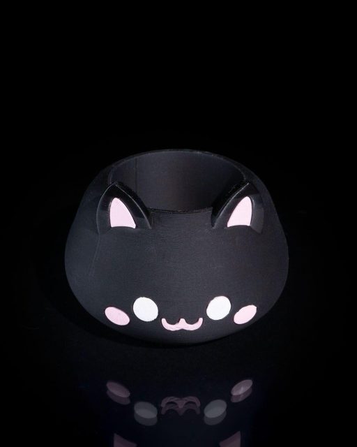 Cute Cat Planter 3D Druck | Katzen Blumentopf FDM 100x100x72 mm | Niedlicher Pflanztopf für Sukkulenten & Deko – Bild 3