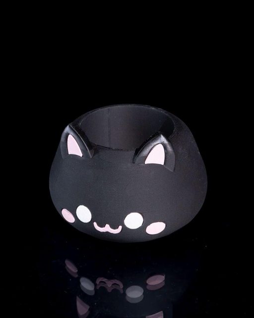 Cute Cat Planter 3D Druck | Katzen Blumentopf FDM 100x100x72 mm | Niedlicher Pflanztopf für Sukkulenten & Deko – Bild 4