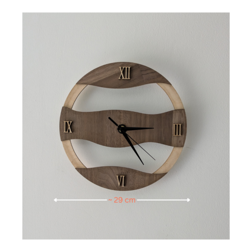 Zeitlos ruhig – Wanduhr