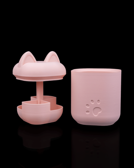 Bath Mood – Clean Kitty Kit | Verspieltes 3D-gedrucktes Badezimmer-Set mit Katzencharme – Bild 8