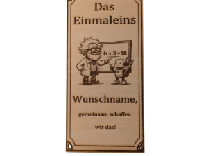 Einmaleins Holztafeln – Mit Zahlenhelden & Maschinenkraft
