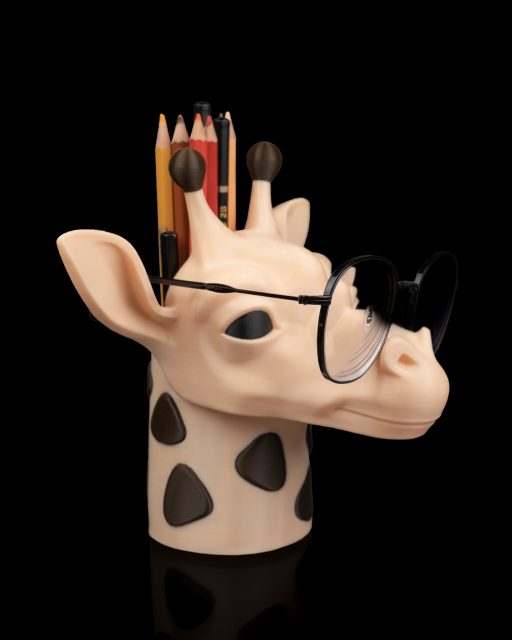 Mr. Giraffe – Brillen- & Stiftehalter – Lustige Dekofigur – Originelles Geschenk – Bild 2