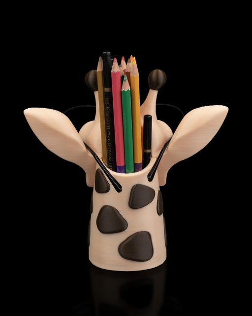 Mr. Giraffe – Brillen- & Stiftehalter – Lustige Dekofigur – Originelles Geschenk – Bild 4