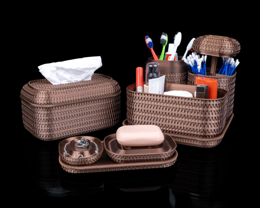 Bath Mood – Rattan Retreat Kit | Natürliches Badezimmer-Set aus PLA im Rattan-Stil – Bild 3