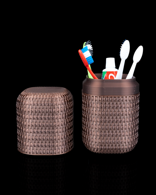 Bath Mood – Rattan Retreat Kit | Natürliches Badezimmer-Set aus PLA im Rattan-Stil – Bild 5