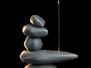 Zen Balance Räucherstäbchenhalter – Meditativer Steinturm – Räucherstäbchen-Halter im Zen-Stil – Für innere Ruhe & Achtsamkeit