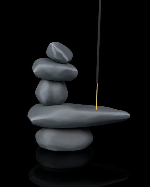 Zen Balance Räucherstäbchenhalter – Meditativer Steinturm – Räucherstäbchen-Halter im Zen-Stil – Für innere Ruhe & Achtsamkeit – Bild 5