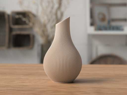 Shizu Japandi Vase – Moderne Vase im japanisch-skandinavischen Stil – Minimalistisch & elegant – 179 mm hoch – Bild 2
