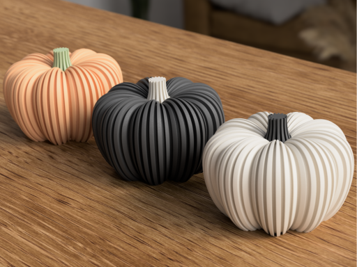 Moderner Halloween Kürbis – LED-Teelicht-kompatibel – Herbst & Halloween