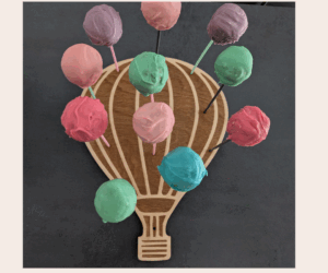 Cake Pop Halter - Ballon