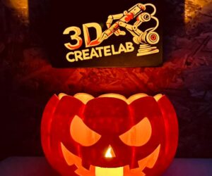 Halloween Kürbiskopf – Offene Schale für Süßigkeiten oder LED-Teelicht-Deko