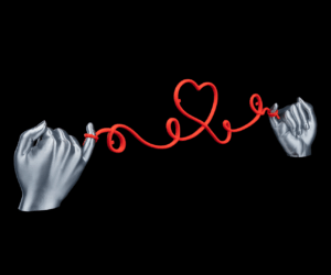 Hand in Hand Fotohalter - 3DCreatelab