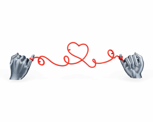 Hand in Hand Fotohalter - 3DCreatelab