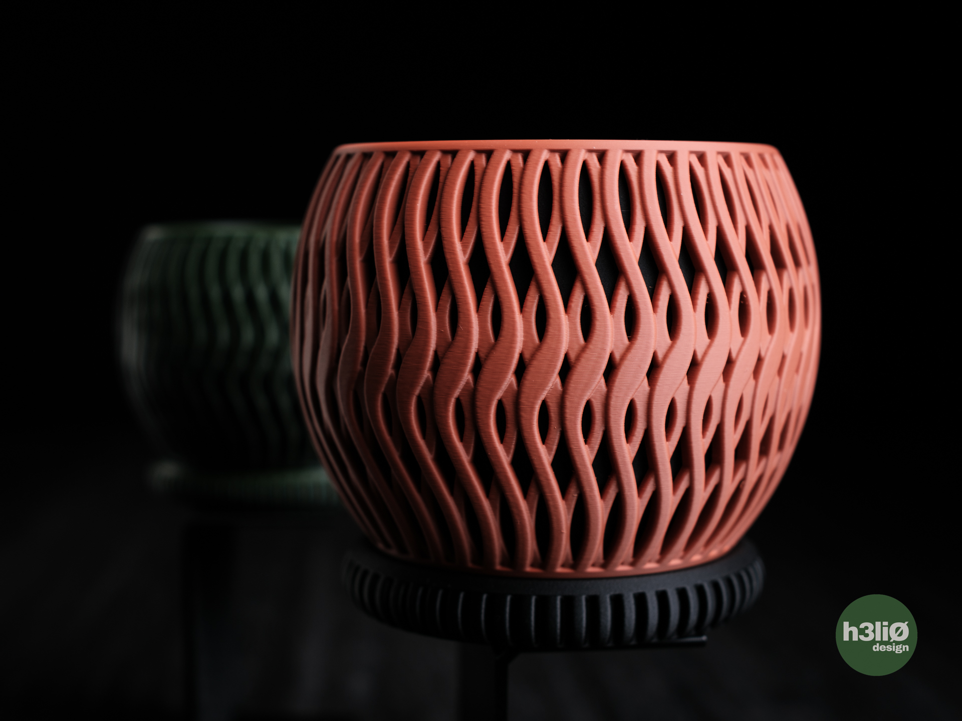 Briosi Planter (3D Druck) – minimalistischer Designer-Pflanztopf mit klaren Formen – Bild 2