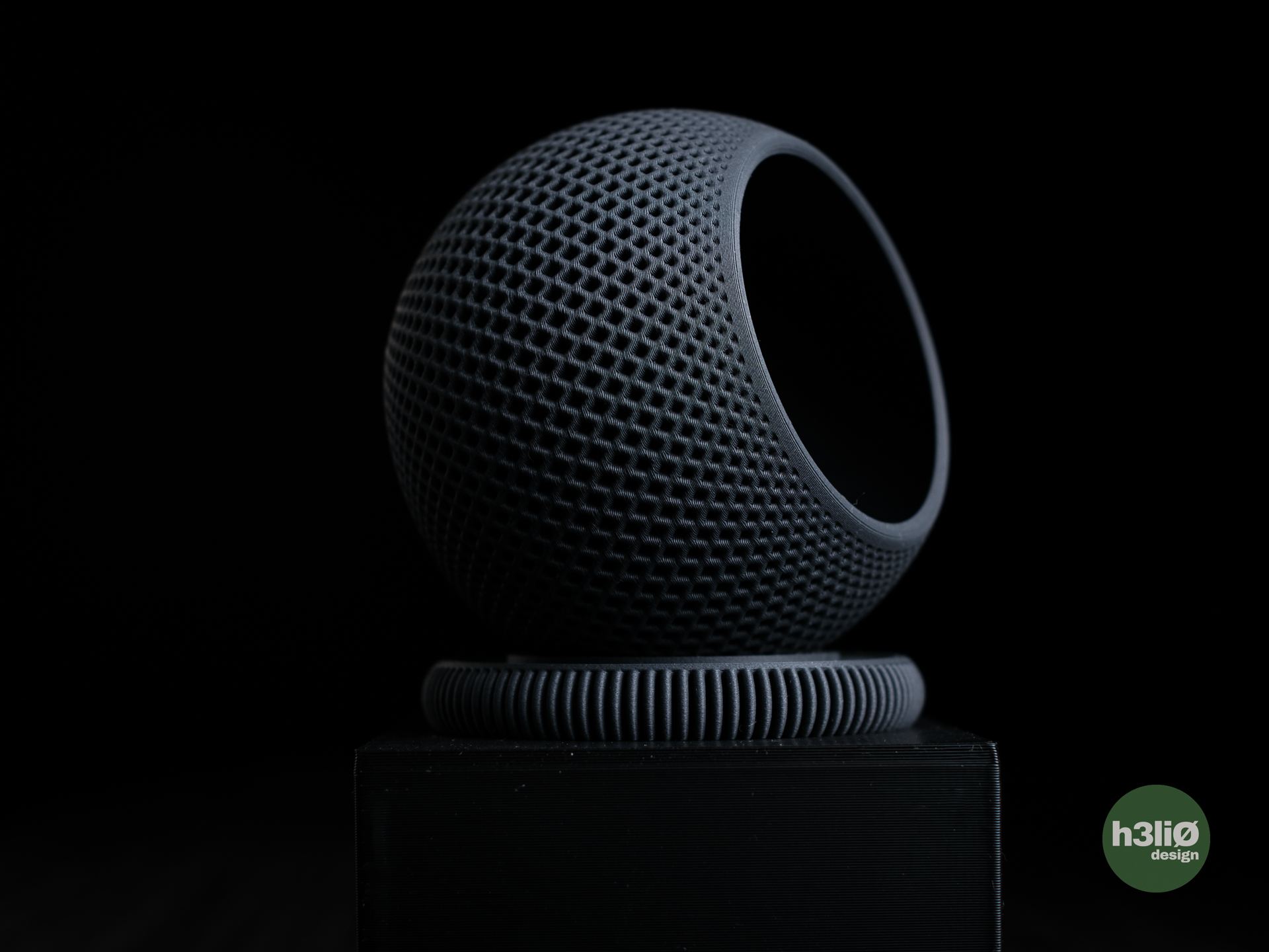 Dusk Planter (3D Druck) – moderner, minimalistischer Übertopf mit erhöhter Abtropfschale – Bild 7