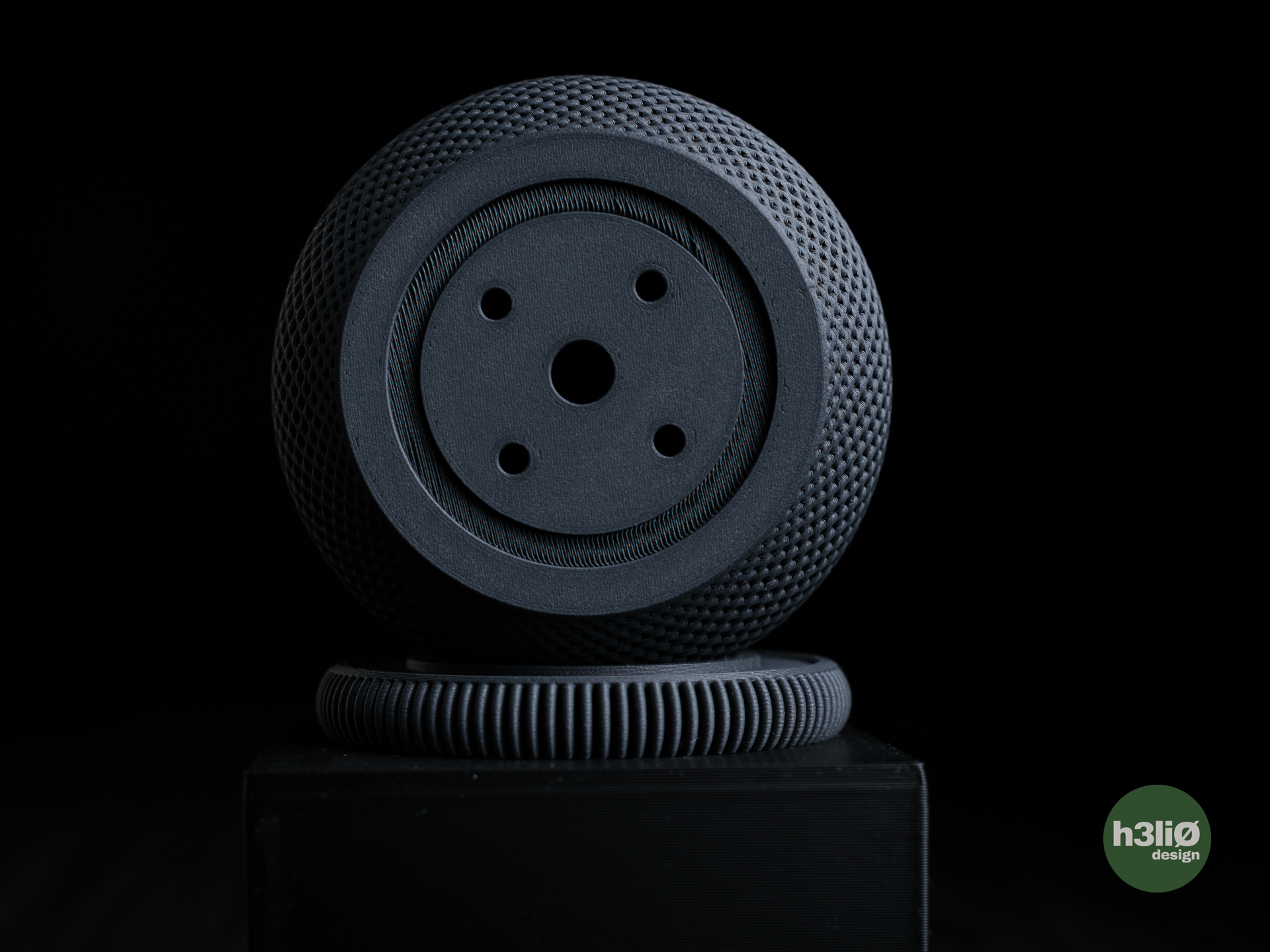 Dusk Planter (3D Druck) – moderner, minimalistischer Übertopf mit erhöhter Abtropfschale – Bild 6