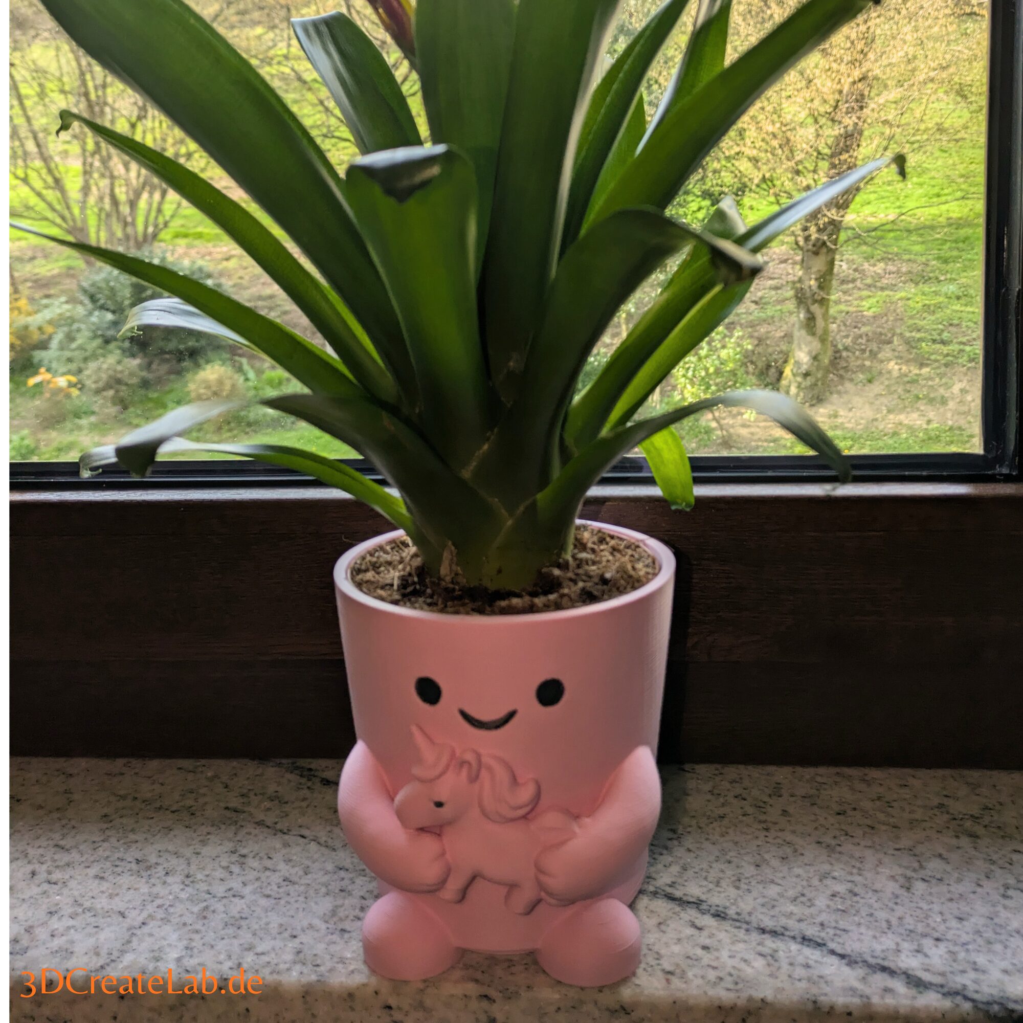 Cute Face Planter – Blumentopf mit Einhorn