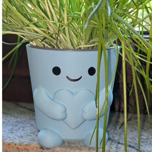 Cute Face Planter – Blumentopf mit Herz