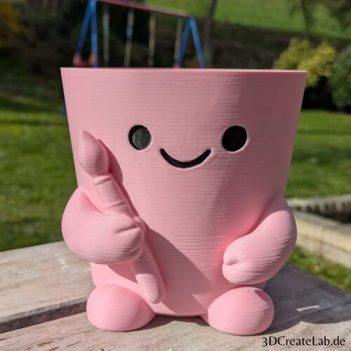 Cute Face Planter – Blumentopf mit Pinsel