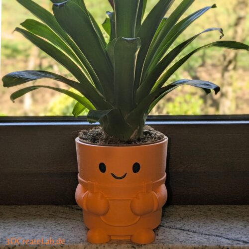 Cute Face Planter – Blumentopf mit Kochschürze