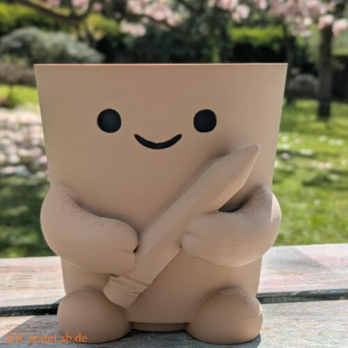Cute Face Planter – Blumentopf mit Stift